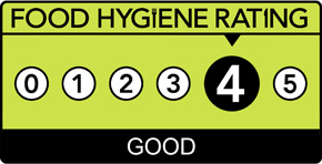 Food Hygiene Rating Scheme Score 4 (Four)